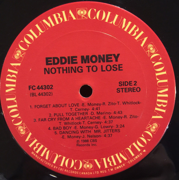 Eddie Money - Nothing To Lose | Columbia (FC 44302) - 4