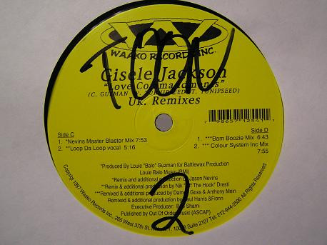 Gisele Jackson - Love Commandments (UK Remixes) | Waako Records (WR 1254) - 2 Gisele Jackson - Love Commandments (UK Remixes) | Waako Records (WR 1254) - 2