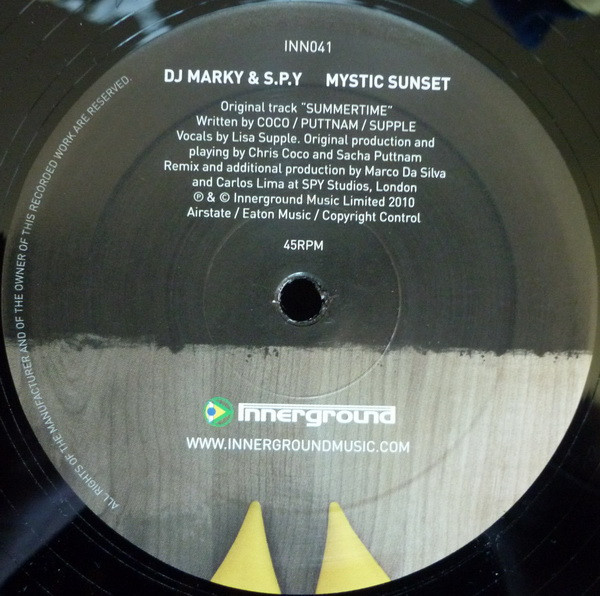 DJ Marky & S.P.Y. - Yellow Shoes / Mystic Sunset | Innerground Records (INN041) - 4