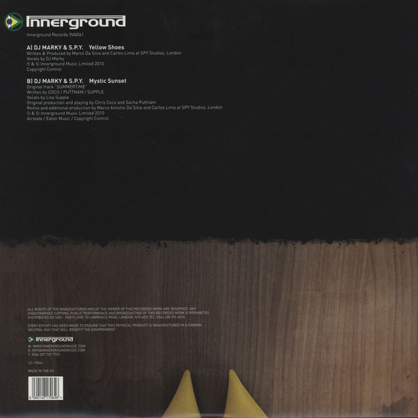 DJ Marky & S.P.Y. - Yellow Shoes / Mystic Sunset | Innerground Records (INN041) - 2