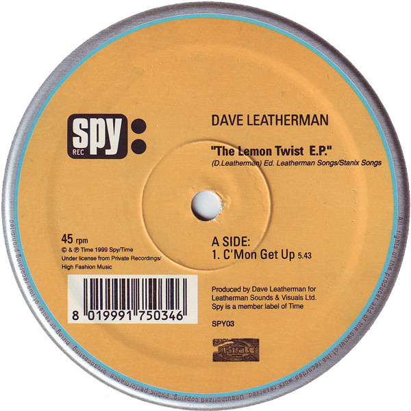 Dave Leatherman - The Lemon Twist E.P. | Spy Rec (SPY03)