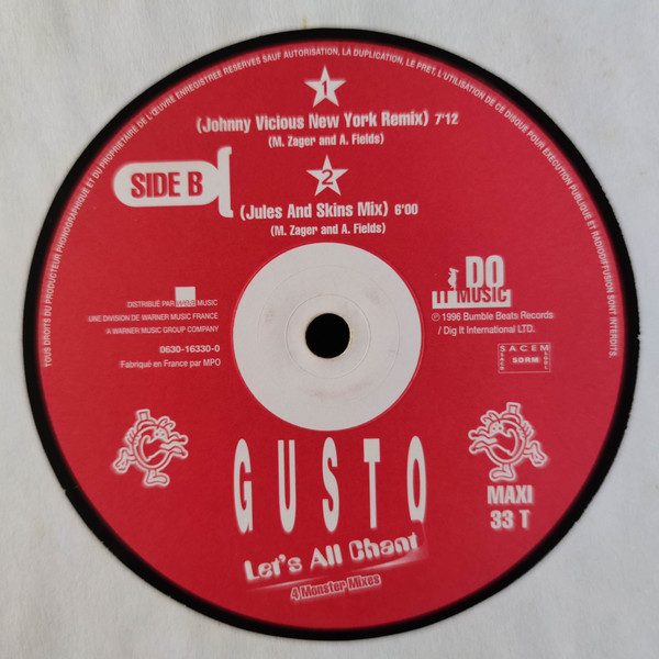 Gusto - Let's All Chant (4 Monster Mixes) | Do It Music (0630-16330-0) - 4 Gusto - Let's All Chant (4 Monster Mixes) | Do It Music (0630-16330-0) - 4