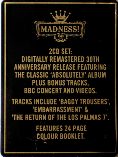 Madness - Absolutely | Salvo (SALVOMDCD06) - 2