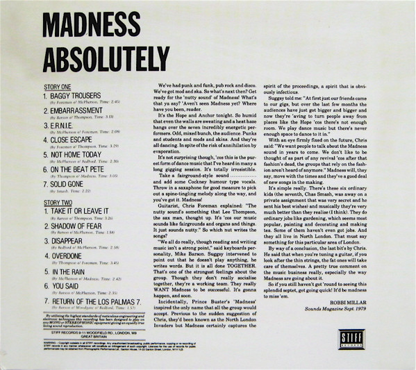 Madness - Absolutely | Salvo (SALVOMDCD06) - 4