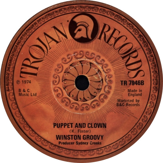 Winston Groovy - Oh My My | Trojan Records (TR 7946)