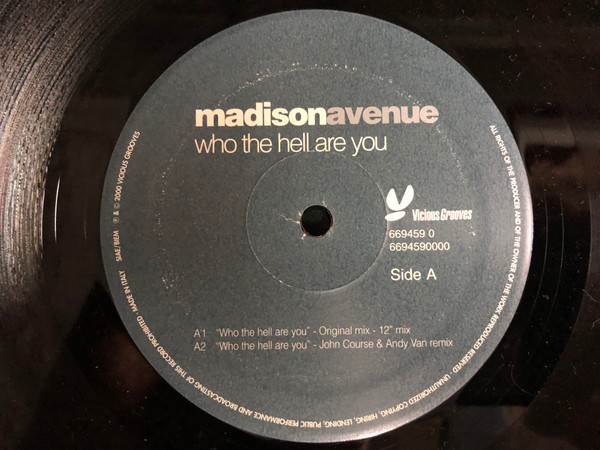 Madison Avenue - Who The Hell Are You | Dance Pool (DAN 669459 0) - 3 Madison Avenue - Who The Hell Are You | Dance Pool (DAN 669459 0) - 3