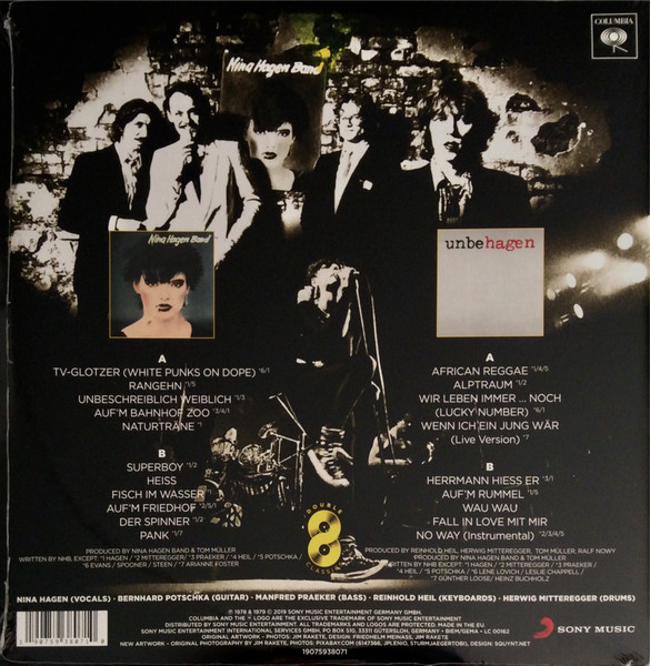 Nina Hagen Band - Nina Hagen Band / Unbehagen | Columbia (19075938071) - 2
