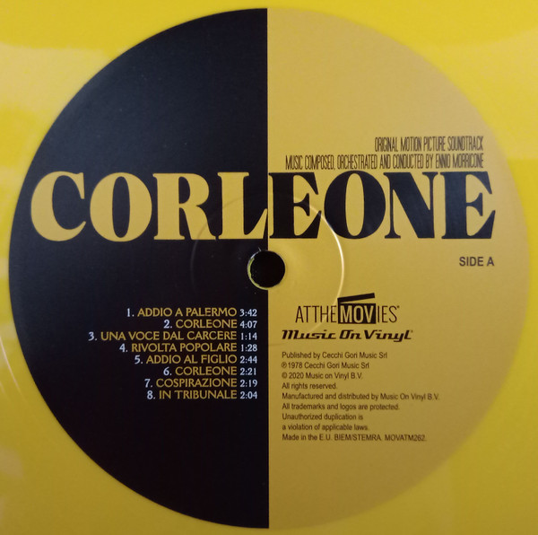 Ennio Morricone - Corleone (Original Motion Picture Soundtrack) | Music On Vinyl (MOVATM262) - 3