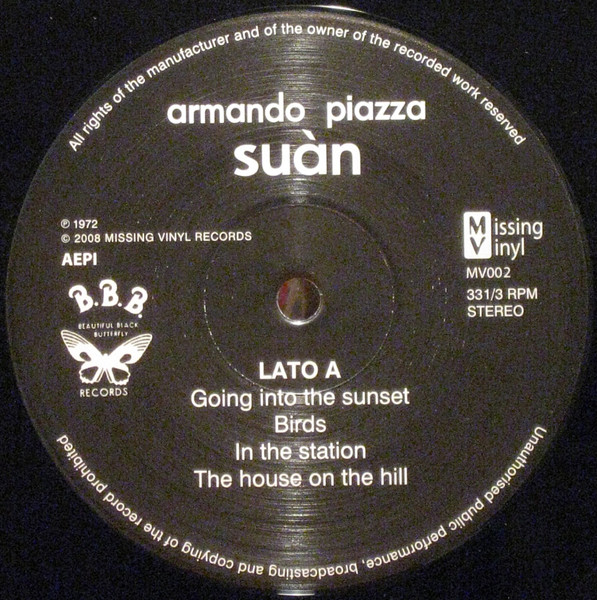 Armando Piazza - Suan | Missing Vinyl (MV002) - 4