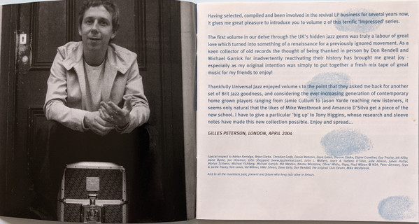 Gilles Peterson - Impressed 2 With Gilles Peterson (Rare, Classic & Unique Modern Jazz From Britain 1963-1974) | Universal Classics & Jazz (982 014 2) - 2