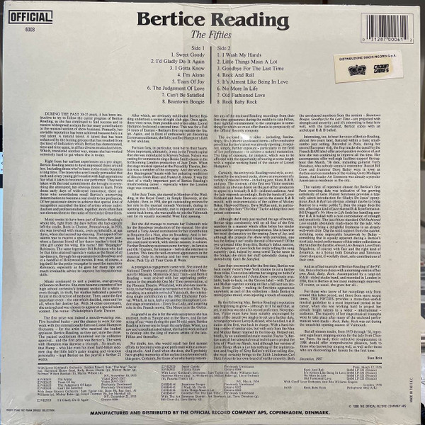 Bertice Reading - The Fifties | Official (6003) - 2 Bertice Reading - The Fifties | Official (6003) - 2