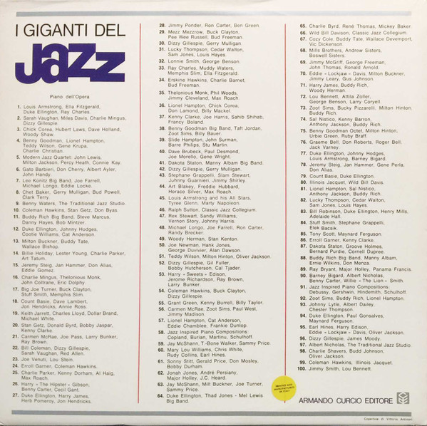 Big Joe Turner , Buck Clayton , Stuff Smith , Memphis Slim - I Giganti Del Jazz Vol. 17 | Curcio (GJ-17) - 3