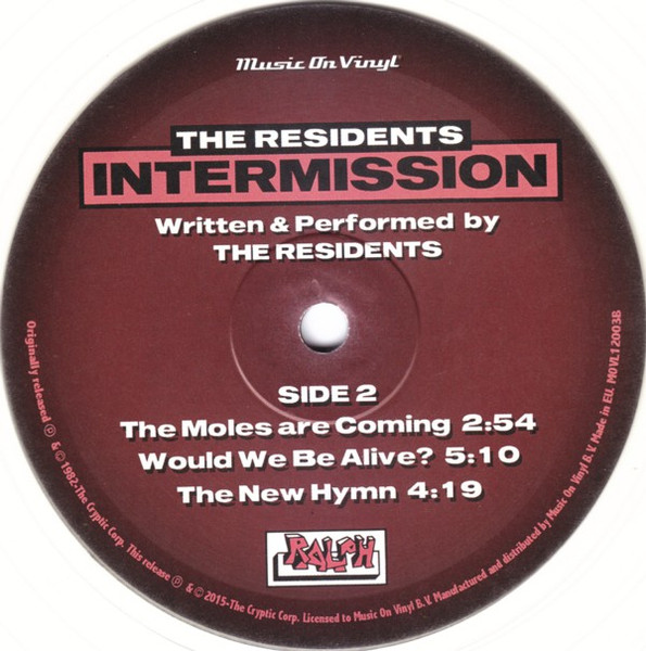 The Residents - Intermission | Music On Vinyl (MOV12003) - 4 The Residents - Intermission | Music On Vinyl (MOV12003) - 4