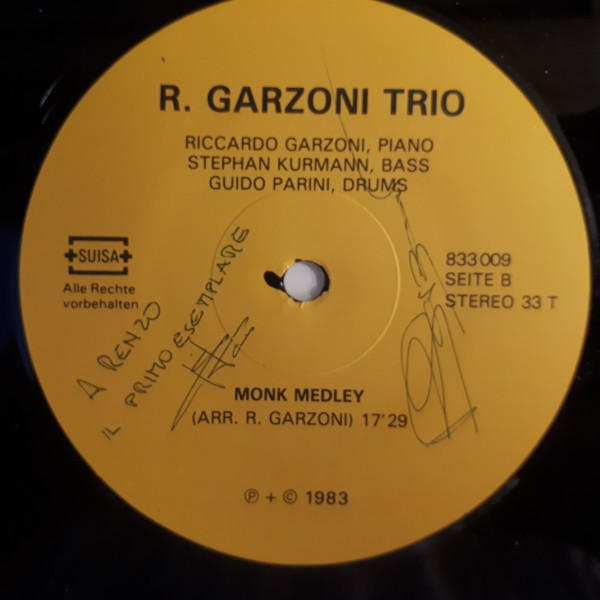 Riccardo Garzoni Trio - Copilots | Not On Label (833009) - 4 Riccardo Garzoni Trio - Copilots | Not On Label (833009) - 4