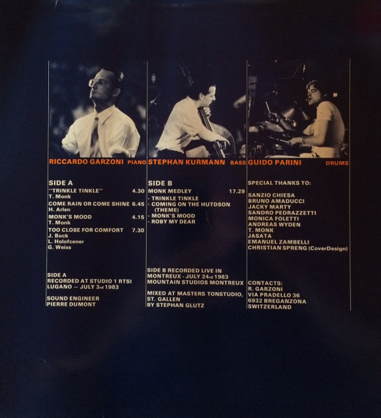 Riccardo Garzoni Trio - Copilots | Not On Label (833009) - 2 Riccardo Garzoni Trio - Copilots | Not On Label (833009) - 2