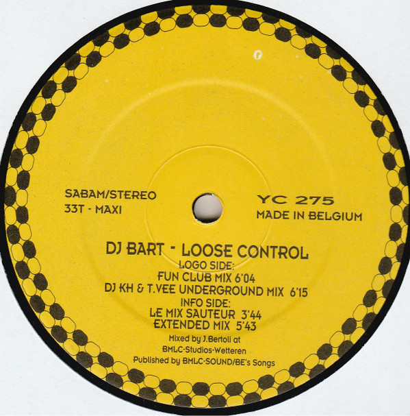DJ Bart - Loose Control | Yellow Cab (YC 275) - 2