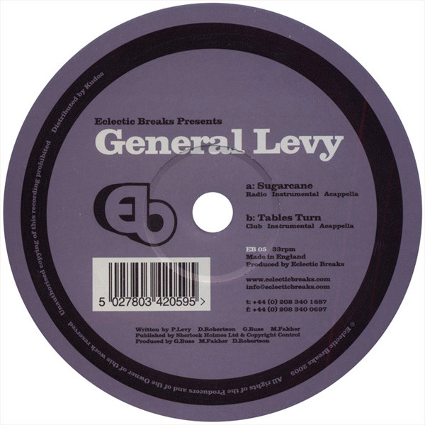 General Levy - Sugarcane | Eclectic Breaks (EB05) - main