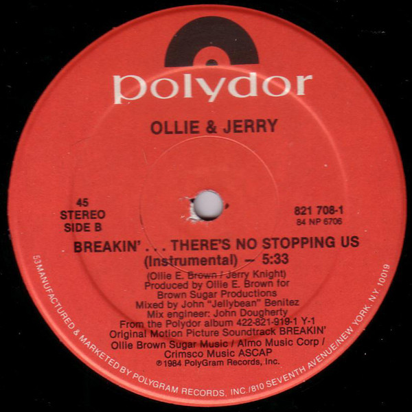 Ollie And Jerry - Breakin'... There's No Stopping Us | Polydor (821 708-1) - 2