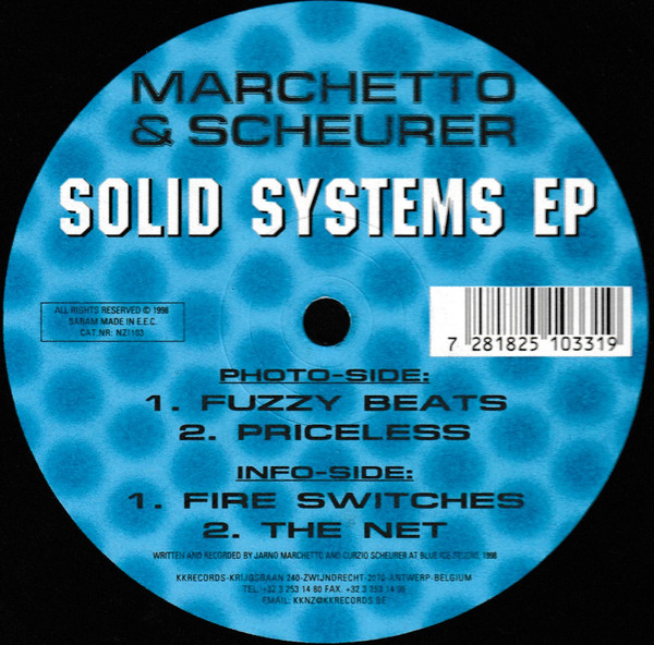 Marchetto & Scheurer - Solid Systems EP | Nova Zembla (NZ103) - 2
