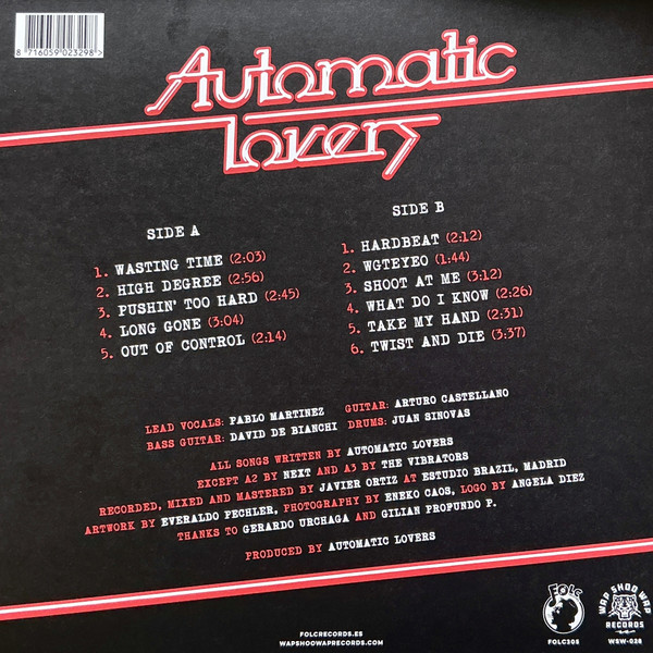 Automatic Lovers - Automatic Lovers | Folc Records (FOLC305) - 2 Automatic Lovers - Automatic Lovers | Folc Records (FOLC305) - 2
