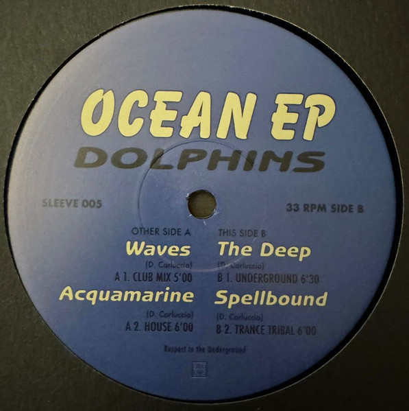 Dolphins - Ocean EP | Sleeve Records (SLEEVE 005) - main