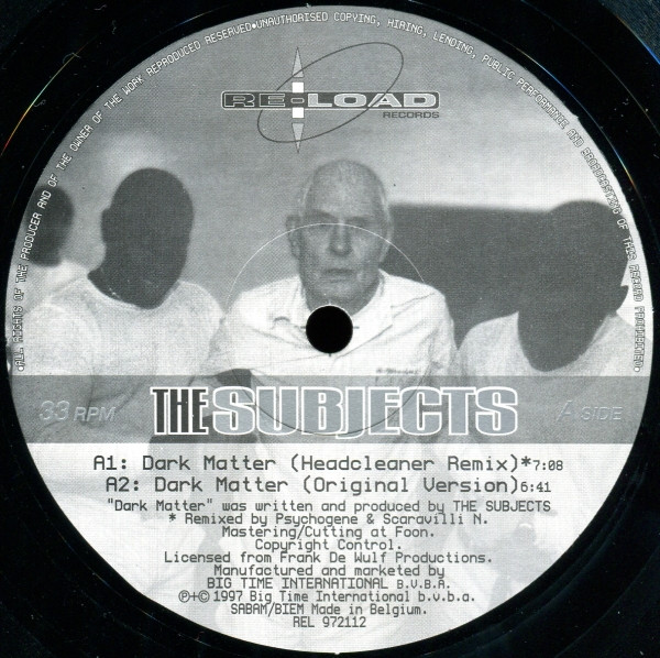 The Subjects - Dark Matter / Beyond | Re-load Records (REL 972112) - 2