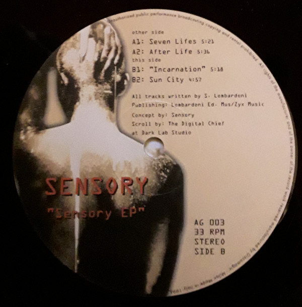 Sensory - Sensory EP | The Afro Goa Record Company (AG 003) - 4