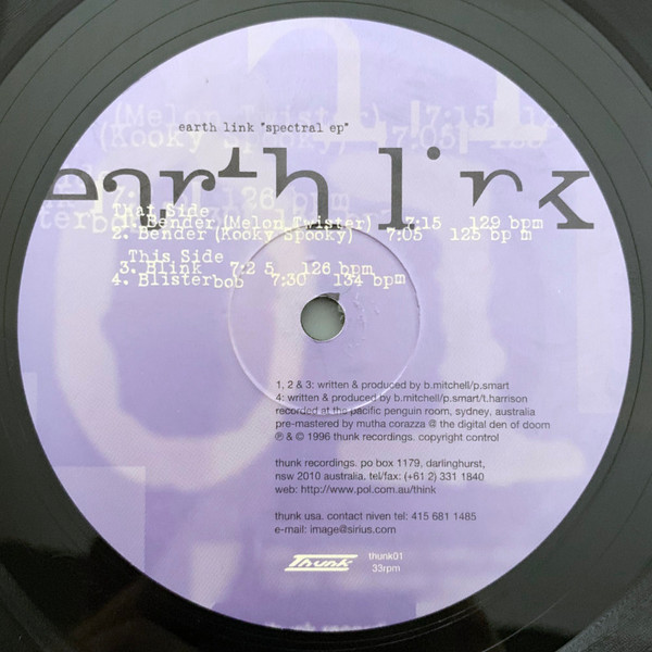Earthlink - Spectral EP | Thunk (thunk01)