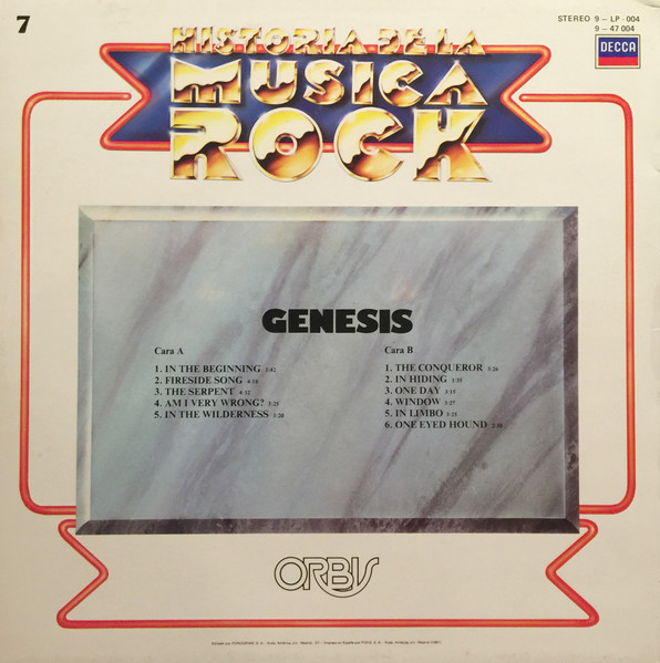 Genesis - Genesis | Decca (9-LP-004) - 2