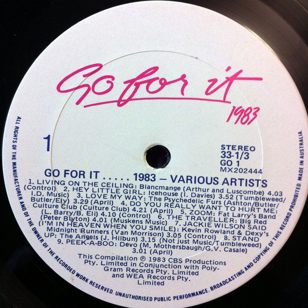 Various - Go For It 1983 | CBS (GO 1) - 3