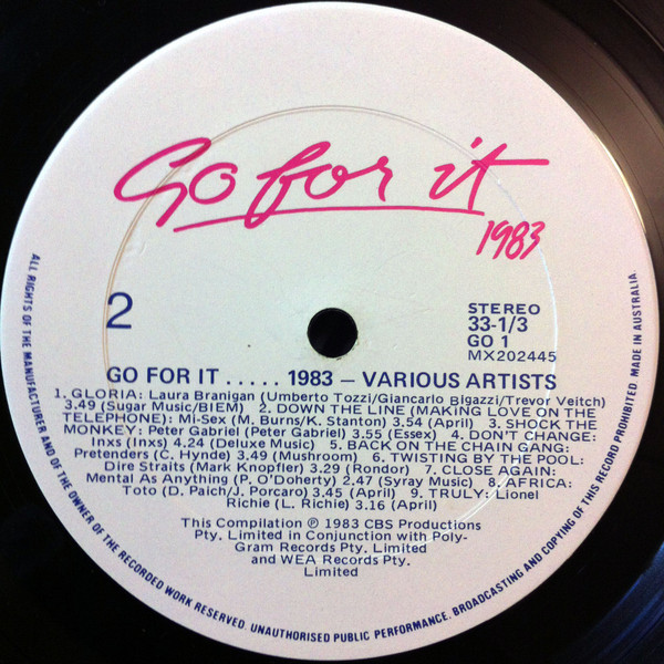 Various - Go For It 1983 | CBS (GO 1) - 4