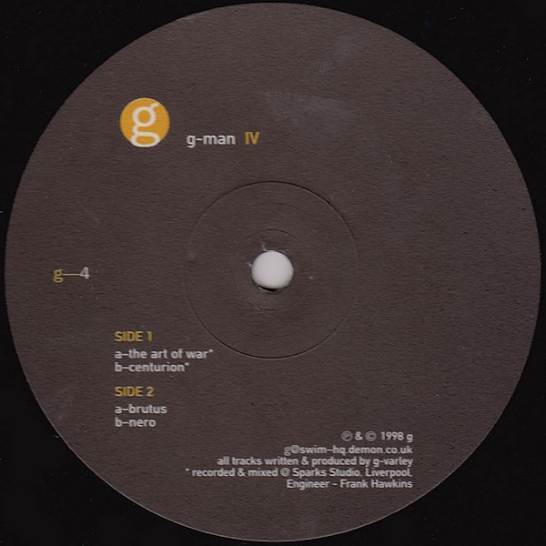 G-Man - IV | G Records (G-4) - main