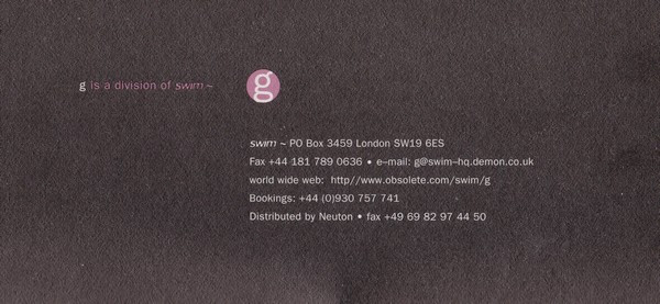 G-Man - IV | G Records (G-4) - 3