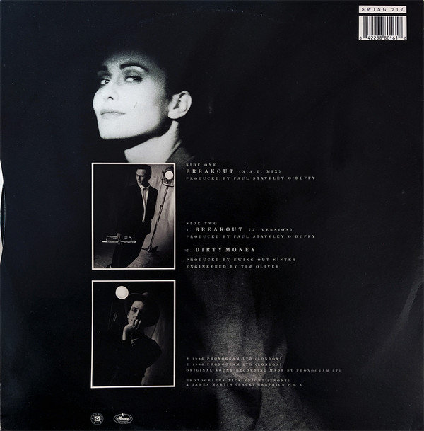 Swing Out Sister - Breakout | Mercury (SWING 212) - 2