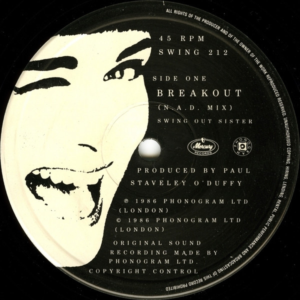 Swing Out Sister - Breakout | Mercury (SWING 212) - 3