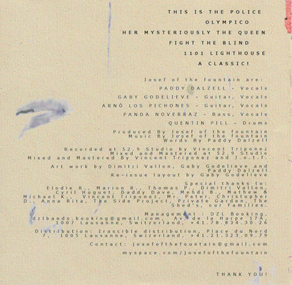 Josef Of The Fountain - 1101 Light House | Not On Label (Josef Of The Fountain Self-released) (7640110934814) - 2 Josef Of The Fountain - 1101 Light House | Not On Label (Josef Of The Fountain Self-released) (7640110934814) - 2