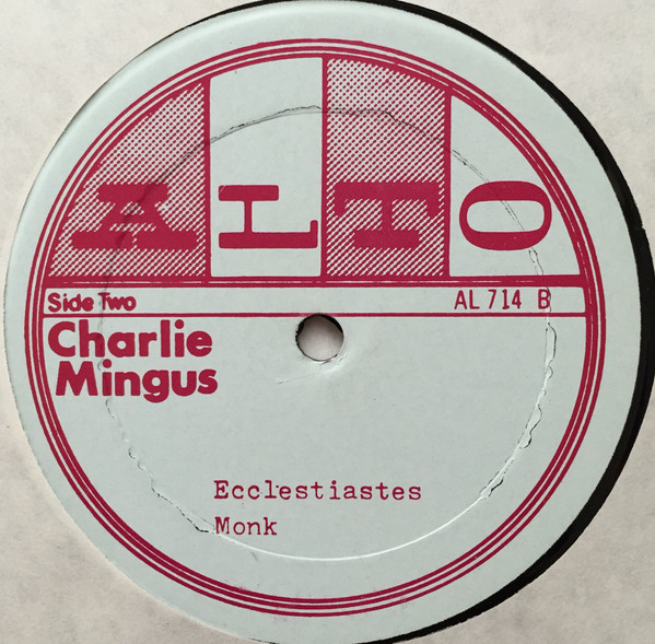 Charles Mingus - Vital Savage Horizons | Alto Records (AL 714) - 3
