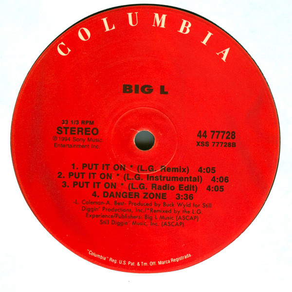 Big L - Put It On | Columbia (44 77728) - 4 Big L - Put It On | Columbia (44 77728) - 4