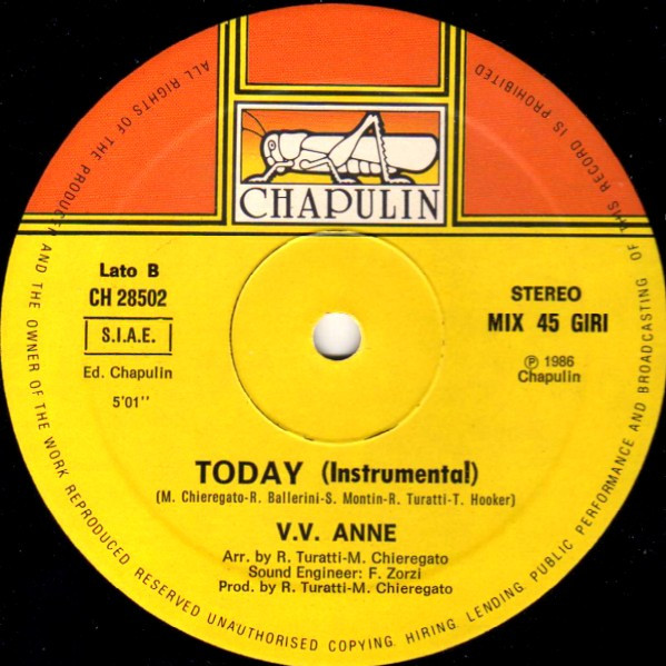V.V. Anne - Tonight | Chapulin (CH 28502) - 4