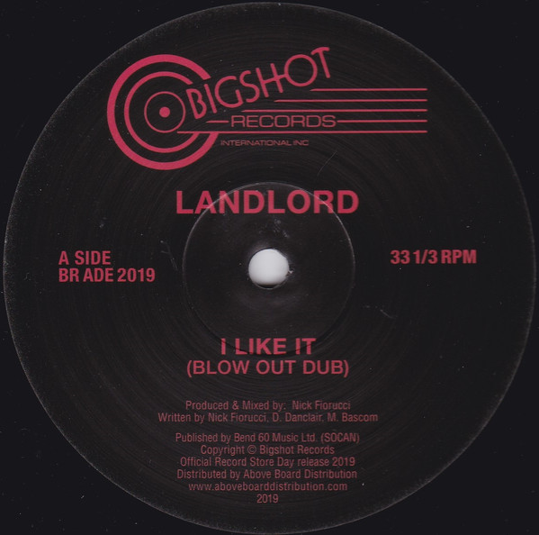 Landlord - I Like It (Blow Out Dub) | Bigshot Records (BR ADE 2019)