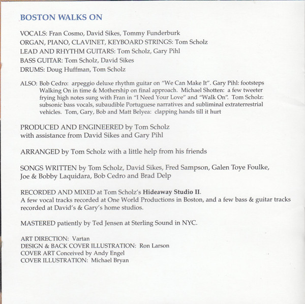 Boston - Walk On | MCA Records (CMCAD 10973) - 4 Boston - Walk On | MCA Records (CMCAD 10973) - 4
