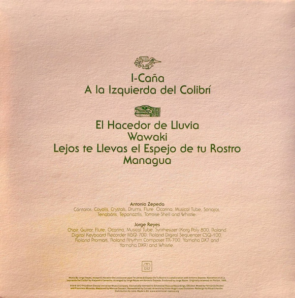 Jorge Reyes & Antonio Zepeda - A La Izquierda Del Colibrí | Emotional Rescue (ERC043) - 2