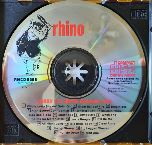 Jerry Lee Lewis - Original Sun Greatest Hits | Rhino Records (RNCD 5255) - 3