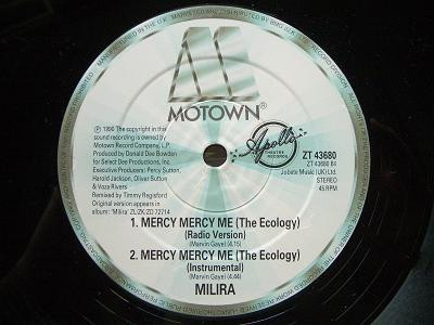 Milira - Mercy Mercy Me (The Ecology) | Motown (ZT 43680) - 3