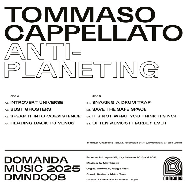 Tommaso Cappellato - Anti-planeting | Domanda Music (DMND008) - 2