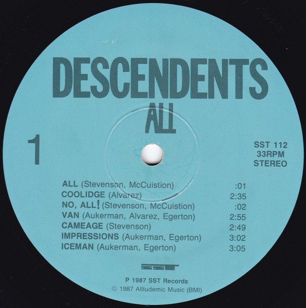Descendents - All | SST Records (SST 112) - 3
