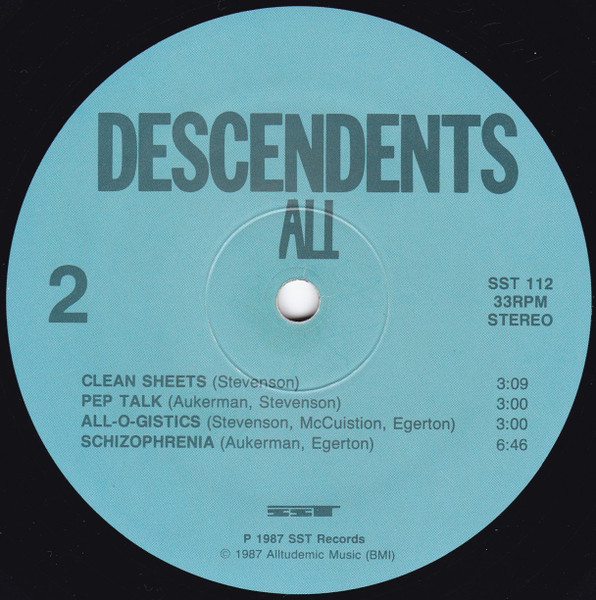 Descendents - All | SST Records (SST 112) - 4