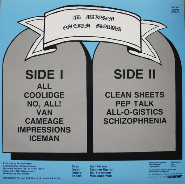 Descendents - All | SST Records (SST 112) - 2