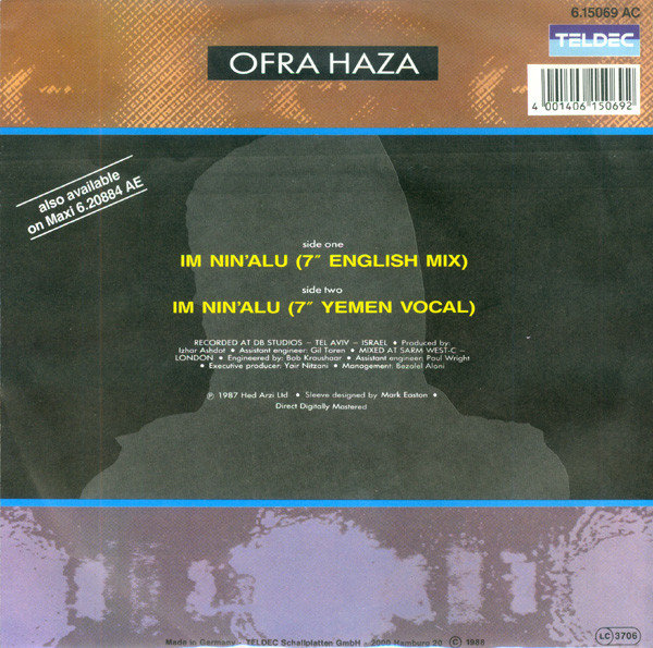 Ofra Haza - Im Nin'Alu (Played In Full Mix) | TELDEC (6.15069) - 2