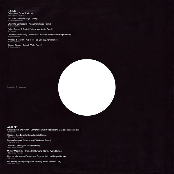 Daniel Avery - Mixed By Daniel Avery | Because Music (BEC0510)